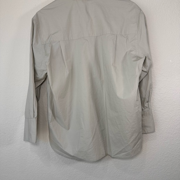 Vince Pearl Cotton Button Down Women's Shirt - Picture 6 of 7